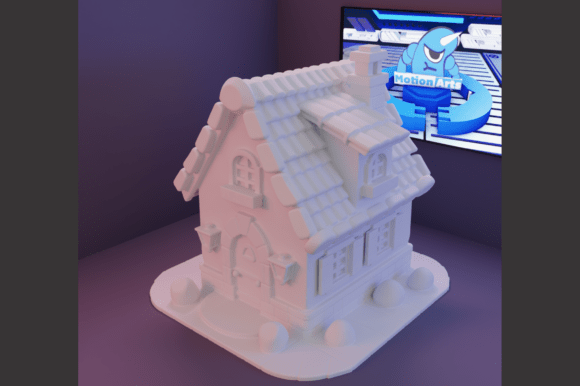 Bringing Imagination to Life: The Perfect 3D STL File for a Cartoon House