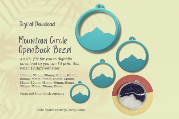 Mountain Circle 1 Open Back Bezel STL File: A Comprehensive Guide to Resin Casting and 3D Printing